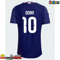 Camisa de Futebol Japão Ritsu Doan #10 Equipamento Principal Mundo 2026 Manga Curta